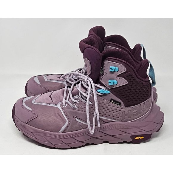 NEW! HOKA Anacapa Mid GTX Hiker Womens Boot 9B US‎ ElderberryGrape - Picture 5 of 13